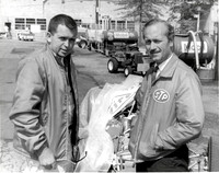 Jim Hurtubise and Colin Chapman Indy 1967