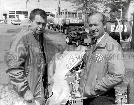 Jim Hurtubise and Colin Chapman Indy 1967
