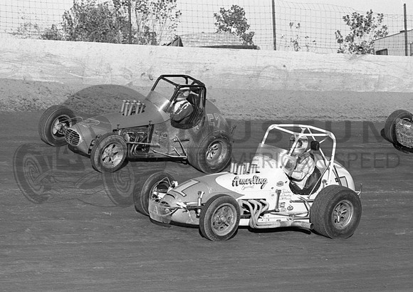 Beale #1 & Johnny Parsons  Eldora 10-21-73