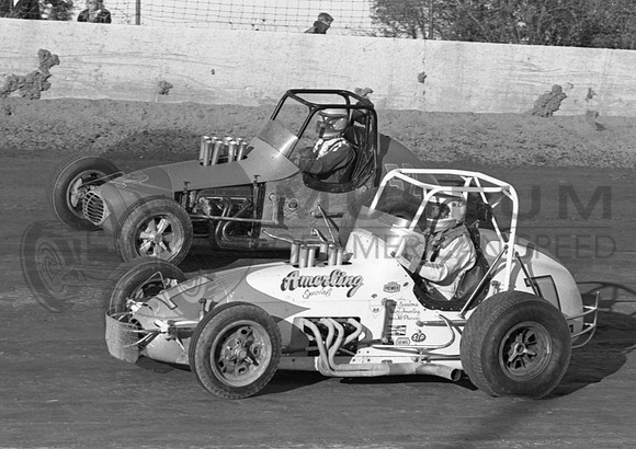 Beale #1 & Johnny Parsons Eldora 10-21-73