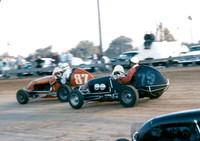A.J. Foyt #79  Chuck Rodee #87  Terre Haute 10-6-57