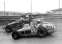 Snider #20 & Rich Vogler. Eldora 6-19-77