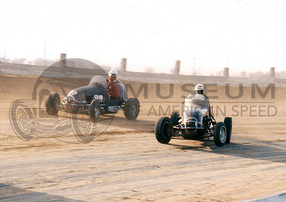 Foyt #79 & Andy Linden Terre Haute 10-6-57