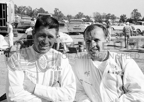 Foyt & Roger McCluskey  Sacramento 10-24-65