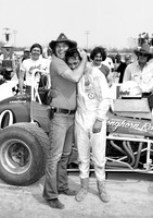 Opperman with Bubby Jones  Eldora 4-17-77