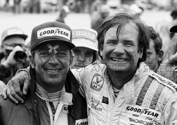 Larry's last sprint win with Gary Bettenhausen Eldora 10-12-80