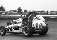 Gary Bettenhausen #16 & Arnie Knepper  DuQuoin 9-3-73