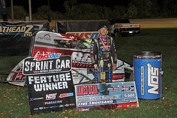 Sprint winner Kevin Thomas Jr