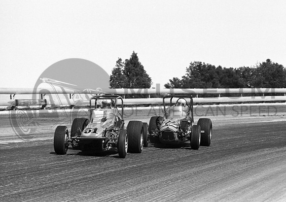 Bubby #51 with Larry Dickson DuQuoin 8-29-76
