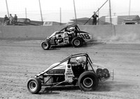 with Jac Haudenschild #18 Eldora 3-27-88