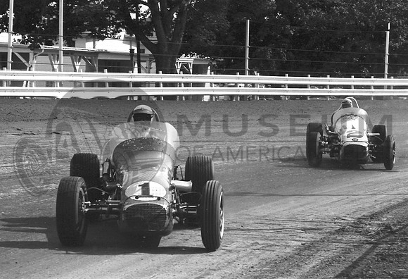 with A.J. Foyt #1 Hoosier 100 9-7-68