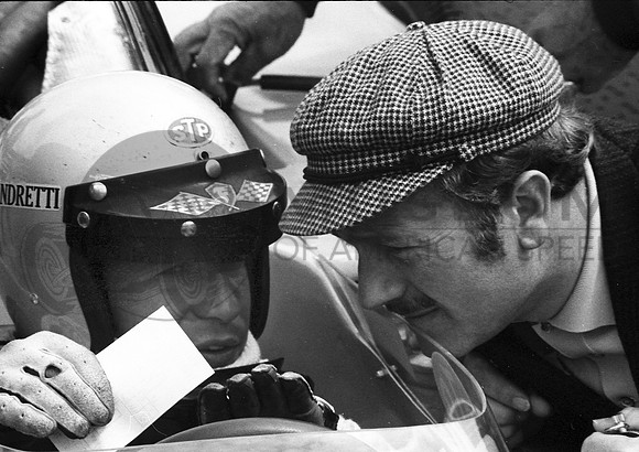 Indy 1969 with Colin Chapman