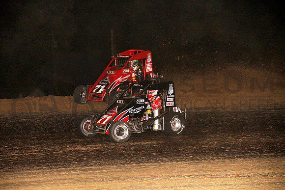 with Kyle Larson #71K  Putnamville 6-13-13