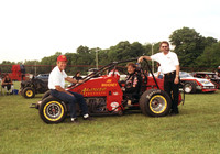 with Car Owner Johnny Vance and chief wrench Jim McQueen  Winchester 5-27-93