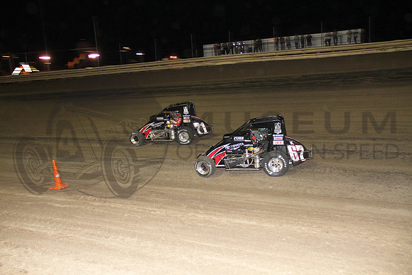 with Chris Bell #71  Belleville (KS) High Banks 8-1-13