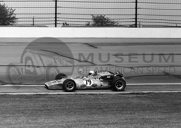 Denny Hulme's fire - 3rd turn
