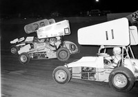 Ferkel, Pitzer #29 & Steve Kinser Eldora 8-5-78