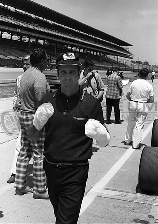 Denny Hulme after fire