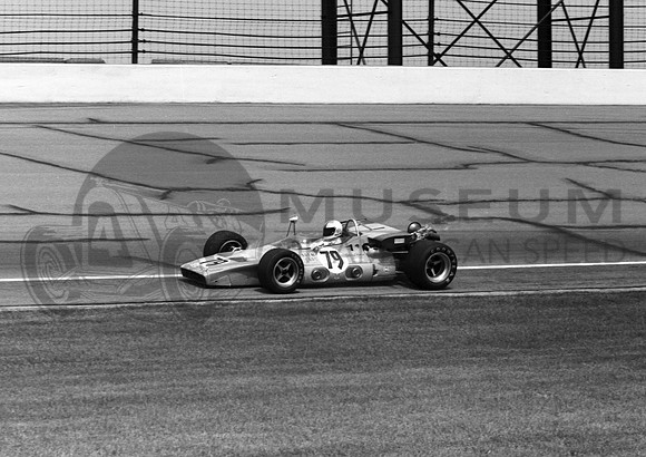Denny Hulme's fire - 3rd turn