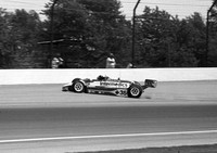 Second photo in an 18 photo sequence of Smiley's Indy Crash 1982 (sequence not for sale)