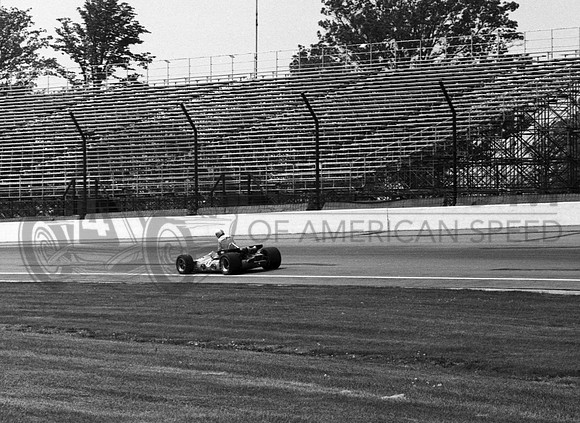 Denny Hulme's fire - 3rd turn