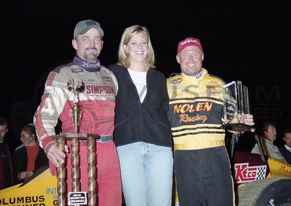 with Tony Elliott  Indy Mile 9-28-01