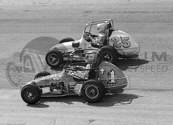 With Bob Wente #25 Salem 5-26-75