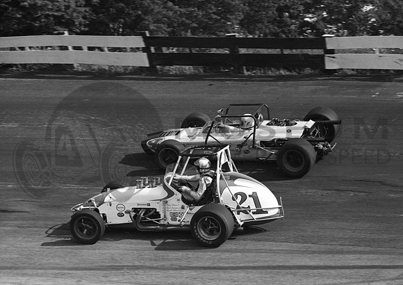 Sneva #4 & Chuck Booth Winchester 7-29-73