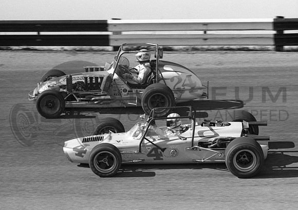 Larry Dickson #4 & Gary Bettenhausen Salem 3-18-73