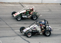 Nichols #81 and Donnie Lehman. Salem 6-14-92