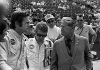 with Gordon Johncock & Harlan Fengler  Indy 1972