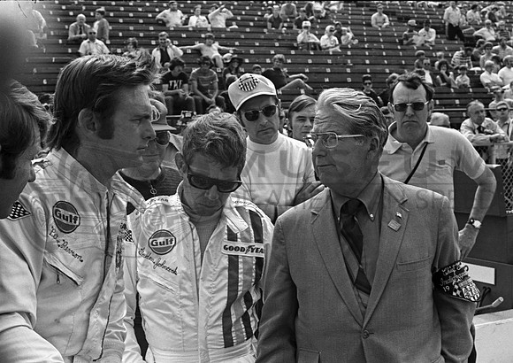 with Gordon Johncock & Harlan Fengler  Indy 1972
