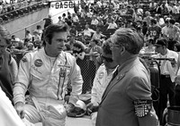 with Gordon Johncock & Harlan Fengler  Indy 1972