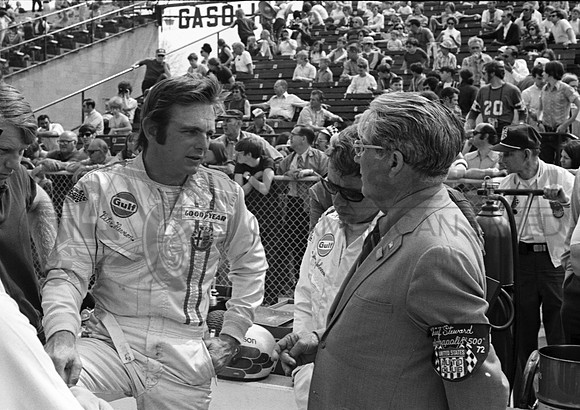 with Gordon Johncock & Harlan Fengler  Indy 1972