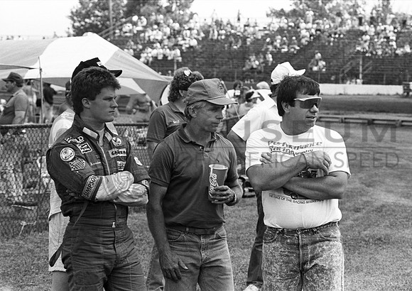 Rick & Jackie with Bob East Terre Haute 7-8-90