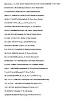 Entry List  page 1