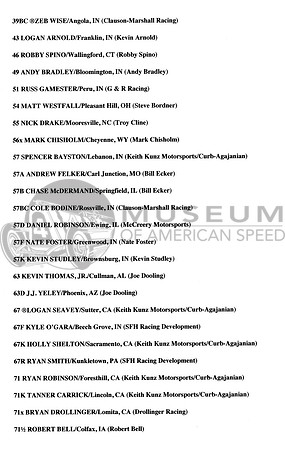 Entry List  page 4