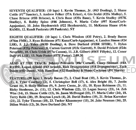 Results  page 2