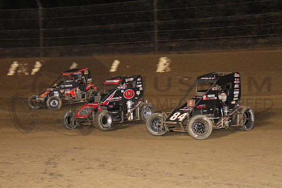 Bacon #76, Thomas Jr. #63 & Chad Boat