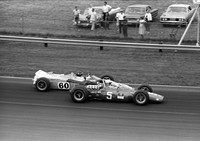 Joe Leonard #60 & Al Unser Milwaukee 8-18-68