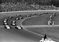 Pace Lap  Leonard #60 and Pollard front row  Milwaukee 8-18-68
