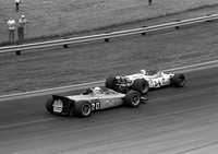 Pollard #29 & Wally Dallenbach  Milwaukee 8-18-68
