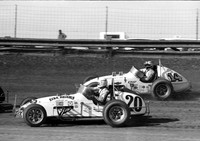 Charlie Masters 20 & Bill Puterbaugh  Eldora 4-5-70