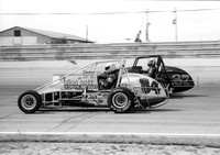 Gibson #84 & Johnny Parsons   Milwaukee 6-26-88