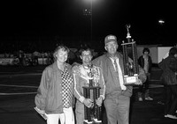 Jim & Paulie Streicher with Rich Vogler  Indy Speedrome 9-12-83