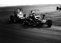Jeff Nuckles #57 & Tom Bigelow  Indy Speedrome 9-18-82