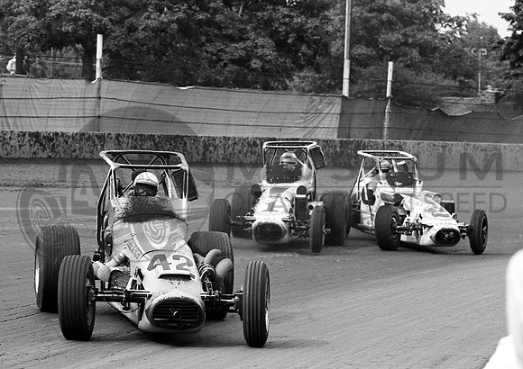 Unser 1  Mario 2  Howerton  Hoosier 100 9-7-74
