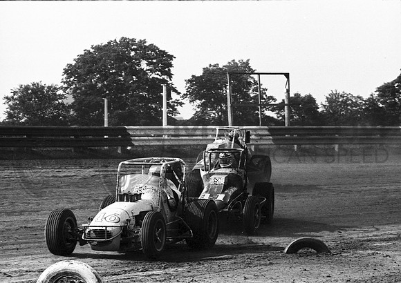 #41 with Steve Shultz #24  Terre Haute 6-6-76