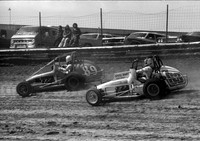 #63 with Lee Osborne #89  Eldora 4-11-76