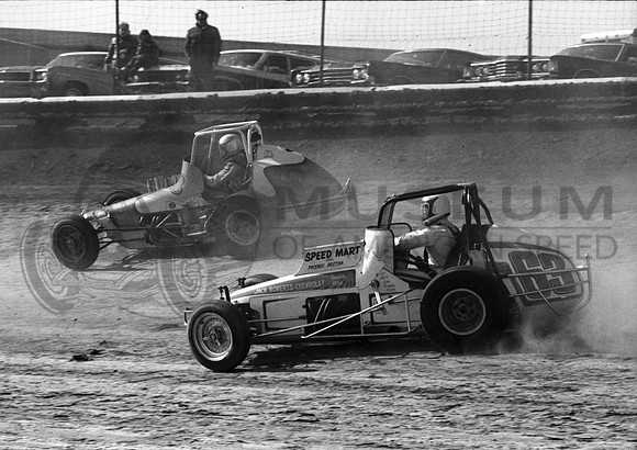 #63 with Sam Sessions #8  Eldora 4-11-76